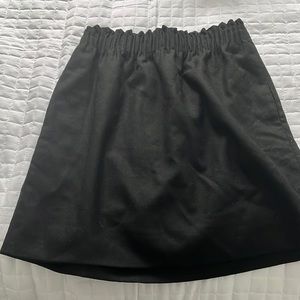 Jcrew high waist black skirt size 2